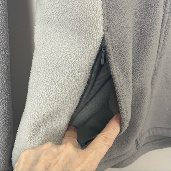 Columbia Interchange Fleece Zip-Up Jacket – Two-Tone Gray, Size Small - Picture 4 of 12